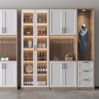 工厂直销欧式酒柜轻法式餐边柜