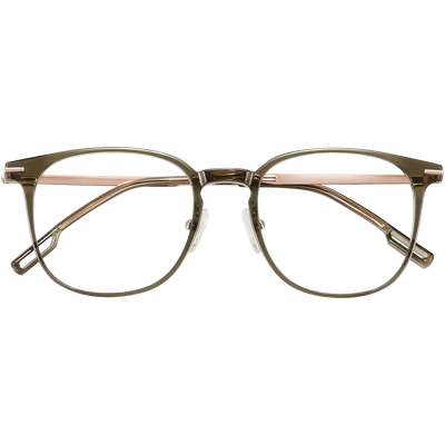 韩系冷茶色高级感近视眼镜女