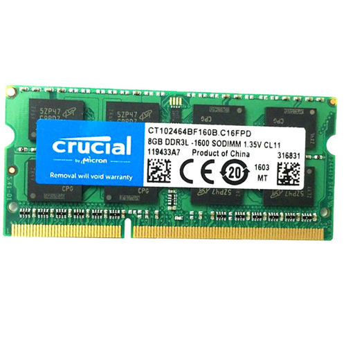 镁光ddr3l8gb内存条