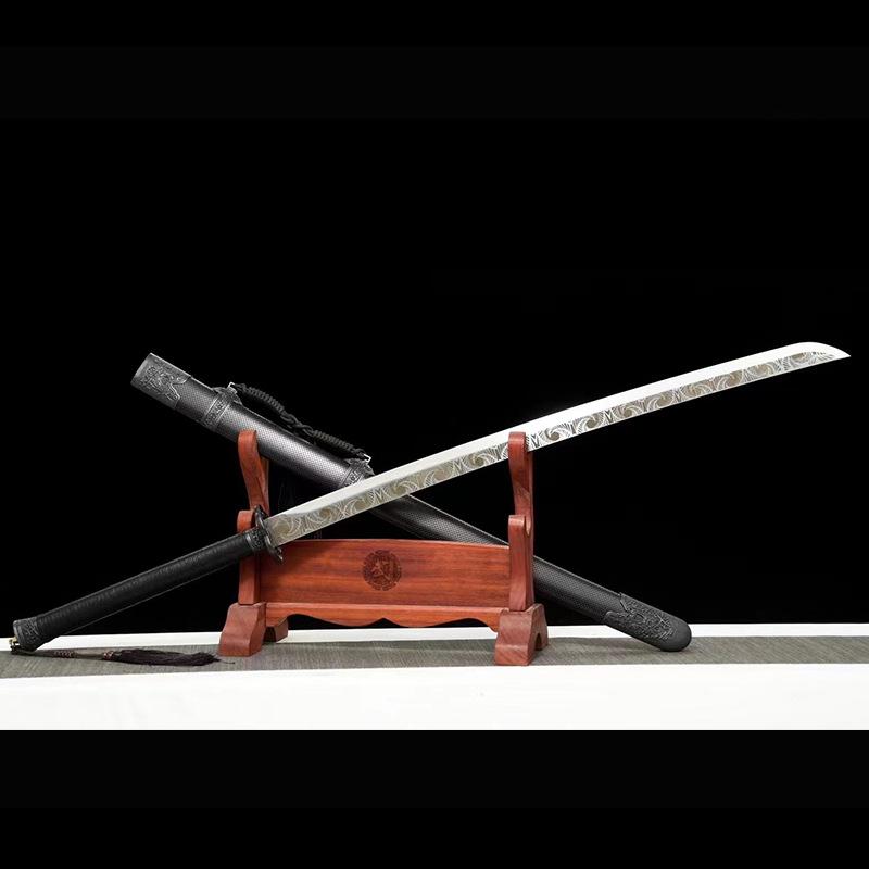 绣春刀长款雁翎刀龙泉镇宅宝剑唐