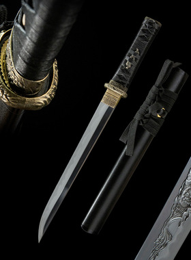 外贸手工雕刻日式短刀日本刀胁差