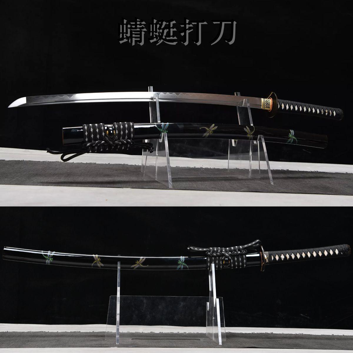 龙泉刀剑纯铜鎏金装26寸百炼钢