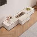 2025新款 电视柜现代简约小户型客厅家用落地电视机柜 奶油风抽拉式