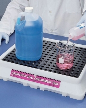 现货供应NewPig台面平台防溢盛装盘pak371化学品分装盘二次容器