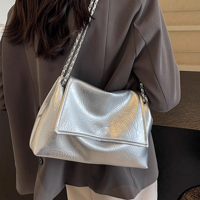 小众托特包链条腋下包女2025新款高级感通勤大容量单肩