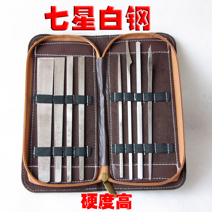 정통 양주 페디큐어 칼 XIE YIDAO 전문 기술자 마스터 나이프 페디큐어 도구 두꺼운 3MM 7성 흰색 강철