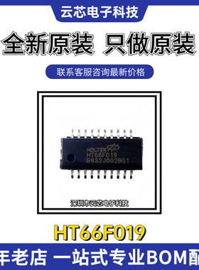 合泰HT66F019 20NSOP 12键电容触摸MCU 现货AD型Flash单片机芯片