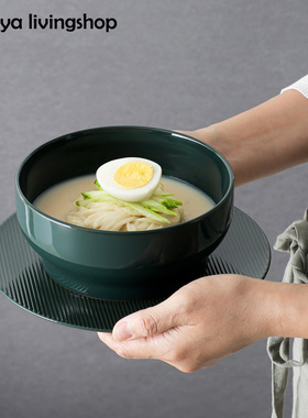 清仓!韩国进口纯白色碗饭碗汤碗面碗拉面碗釉下彩饭碗tackaon碗