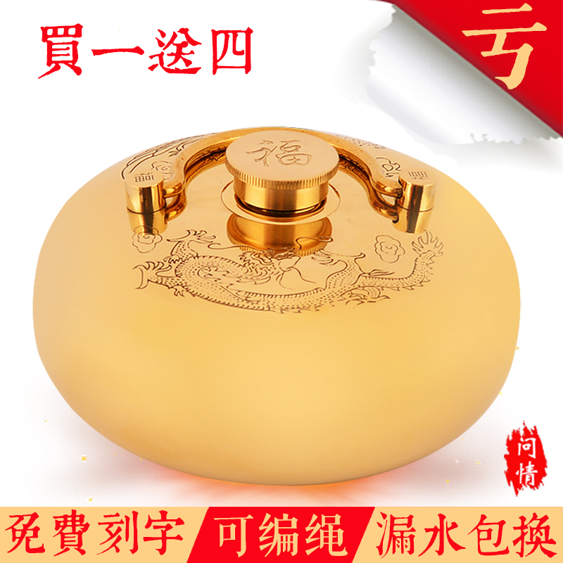 水暖婆袋注暖腳暖子手寶暖水袋暖水被窩燙純銅壺 熱水加厚湯婆子