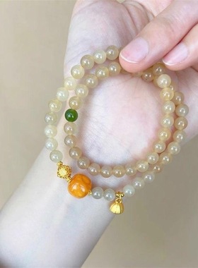 心想事成新中式双圈手链女闺蜜款