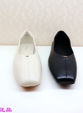 Tigrisso蹀愫2025春蝶愫方头一脚蹬平底单鞋奶奶鞋女鞋TA65113-14