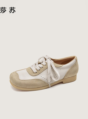 zsazsazsu莎莎苏2025秋季方头运动休闲单鞋乐福鞋女鞋ZA65512-41