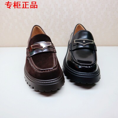 zsazsazsu莎莎苏2025春季通勤英伦小皮鞋一脚蹬女鞋ZA65120-40/41