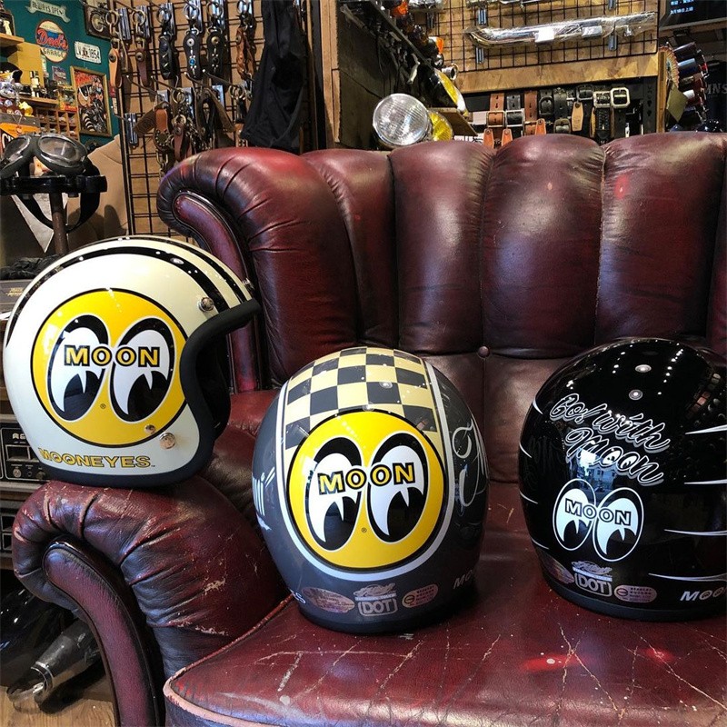 台湾小盔体复古摩托车头盔半盔