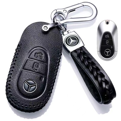 专用2023款全新奔驰EQE SUV钥匙套奔驰EQE350先锋豪华版500扣女包
