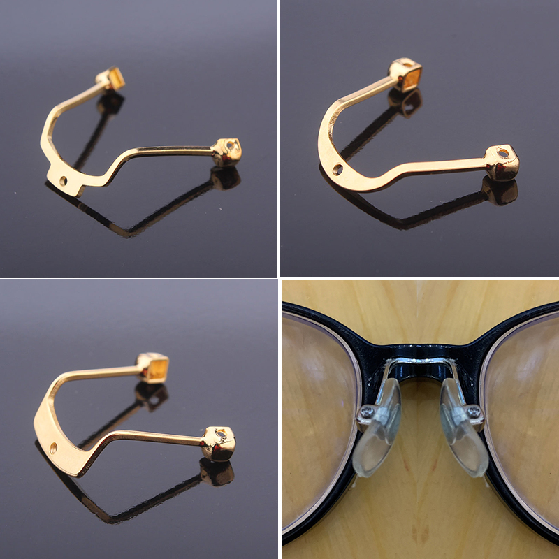 镜框固定不锈钢维修包邮鼻托叶