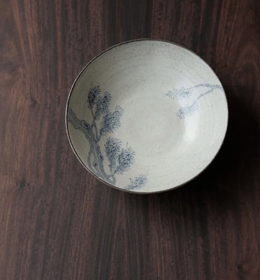 半斋青花壶承茶具配件