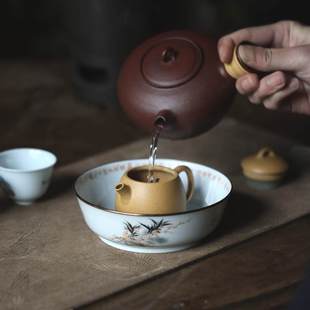 弥云斋三友松竹梅壶承手绘限量款