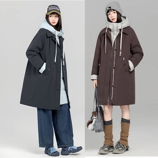 2025款女士款活面脱卸羽绒服九成品S7999女衣皮外壳翻新定制加工