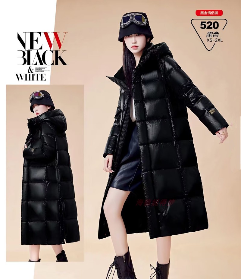 新款女士羽绒服九成品翻新加工