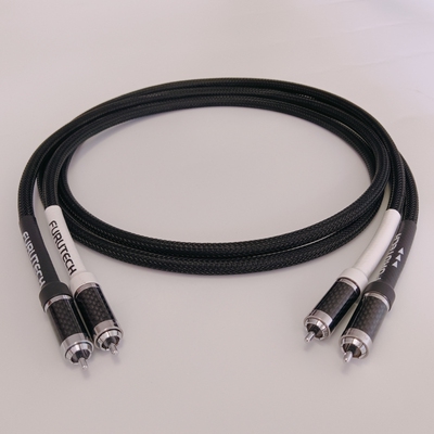 日本古河 μ-P2.1单晶铜双屏蔽发烧音响CD功放音频信号线讯号线材