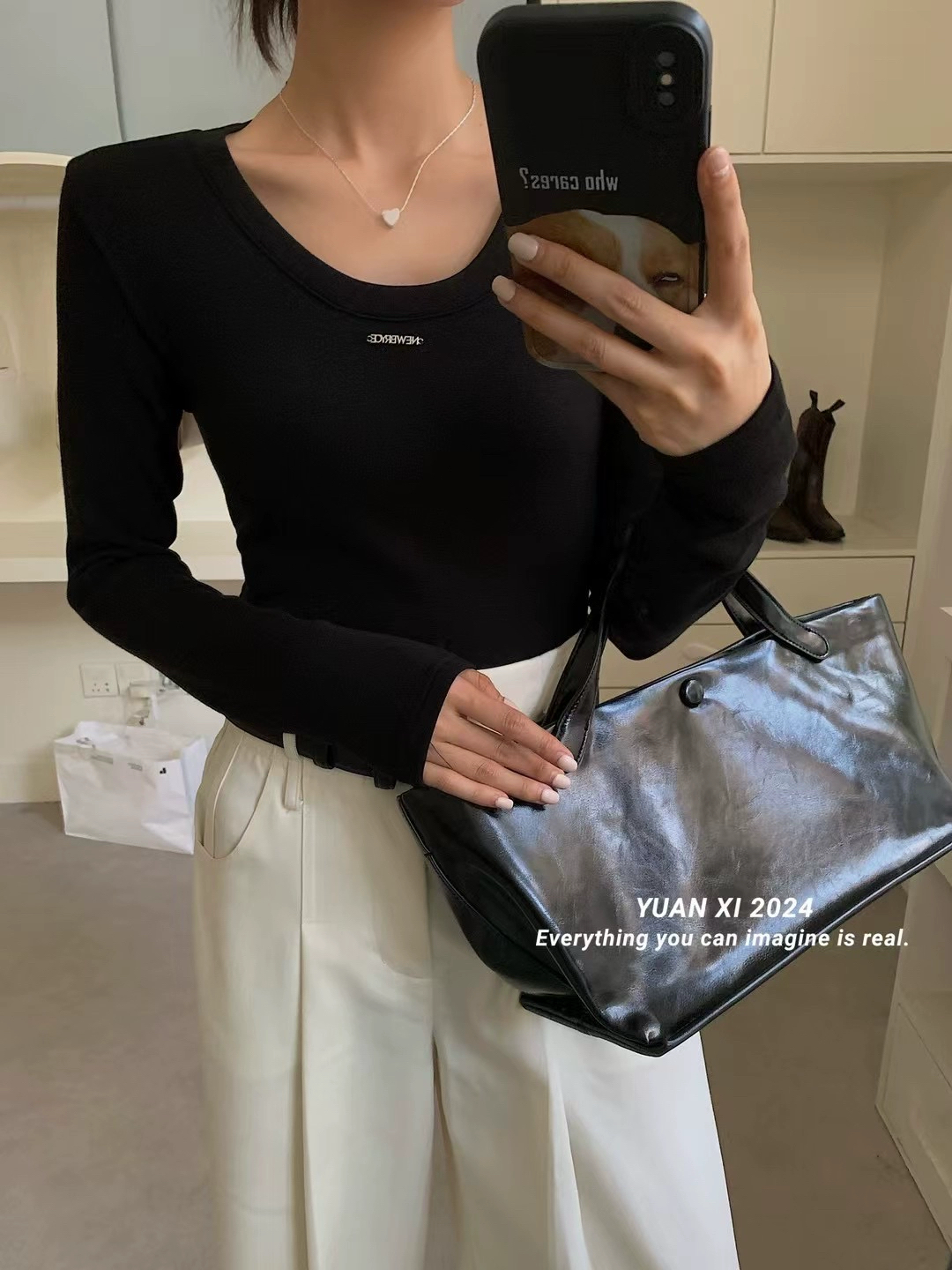 元熙家8263秋冬加绒U领长袖T恤女辣妹修身显瘦内搭打底衫上衣百搭