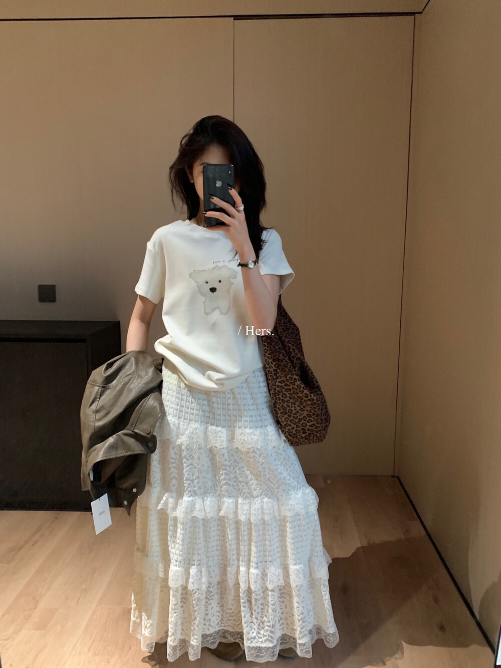 hers92268韩版卡通印花短袖T恤女2025新款宽松显瘦百搭休闲上衣女