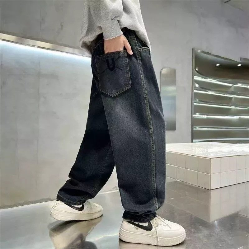 春秋季男中腰男童秋款长裤牛仔裤2025新款儿童洋气休闲长裤裤子,童装/婴儿装/亲子装,儿童牛仔裤,淘宝优惠券,粉丝福利购,淘宝优惠卷