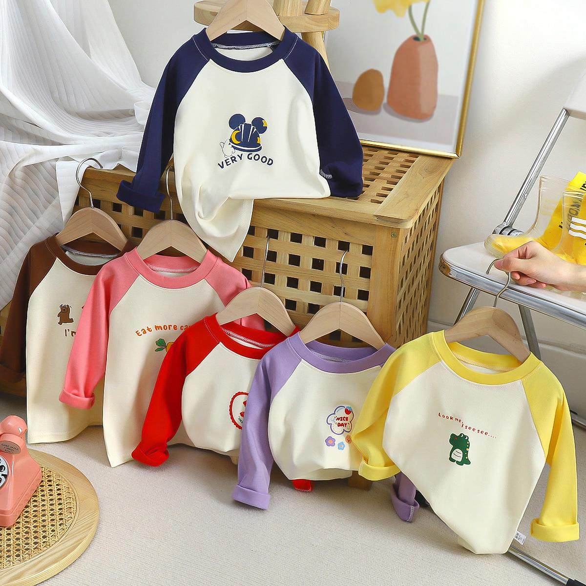 儿童长袖t恤纯棉秋季新款男童衣服打底衣女童服装打底衫童装,童装/婴儿装/亲子装,T恤,淘宝优惠券,粉丝福利购,淘宝优惠卷