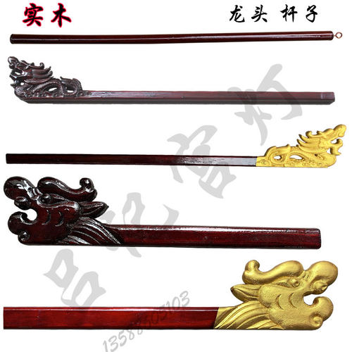 六角仿古宫灯木质手提灯笼杆包邮