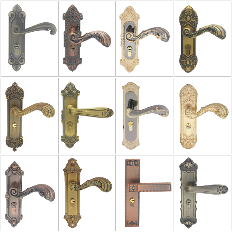 欧式单舌门锁锌合金材质多种款式