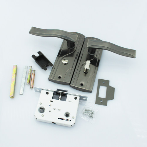 5040单舌锁体门锁孔距125mm老式5045单舌卫生间浴室锁把不带钥匙