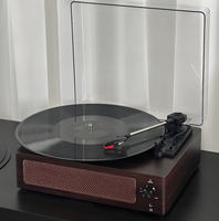 Vinyl record player, vintage gramophone, Bluetooth speaker, living room European-style ornaments, wedding, housewarming, birthday gift LP thumbnail 3