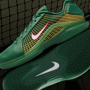 Nike Vapor 12 Hypersmash 耐克新款硬地运动低帮网球鞋绿色