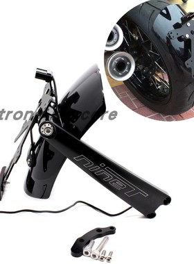 适用BMW 宝马Rnine-T拿铁 后挡泥板 后挡沙板 后瓦 改装牌照架