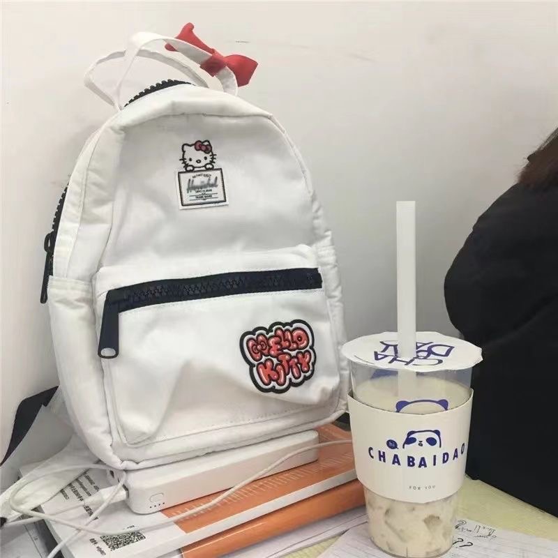 原创可爱KT猫咪少女书包大学生
