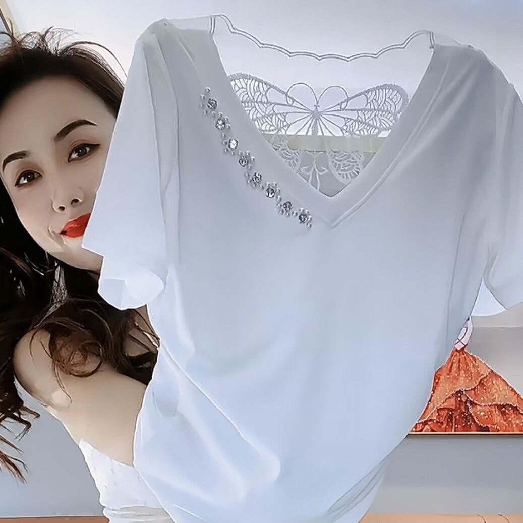 网红气质t恤女2023夏季新款T恤
