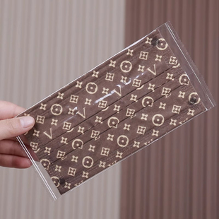 老花一次性个性 印花潮流口罩男女神高颜值2025款 防尘 网红同款 时尚