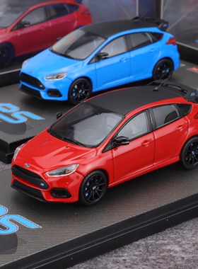 [北京HEC] 拓客诗 1:64 福特 FORD 福克斯RS 2018 红色 合金车模