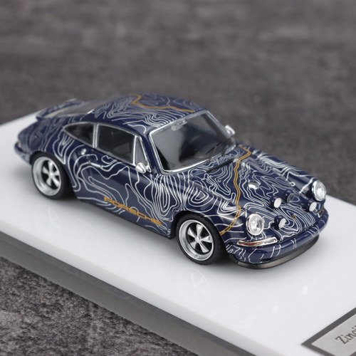 ZINCIT 1:64 保时捷911 Singer Coupe 穆赫兰大道 合金车模
