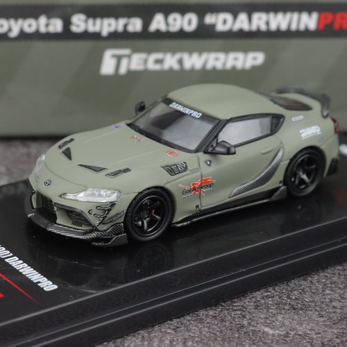 INNO 1:64 丰田supra A90 达尔文DarwinPro 哑光绿 合金汽车模型