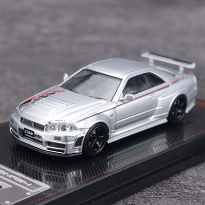 IG 1:64 日产 GTR R34 CRS Nismo Omori Factory 合金车模