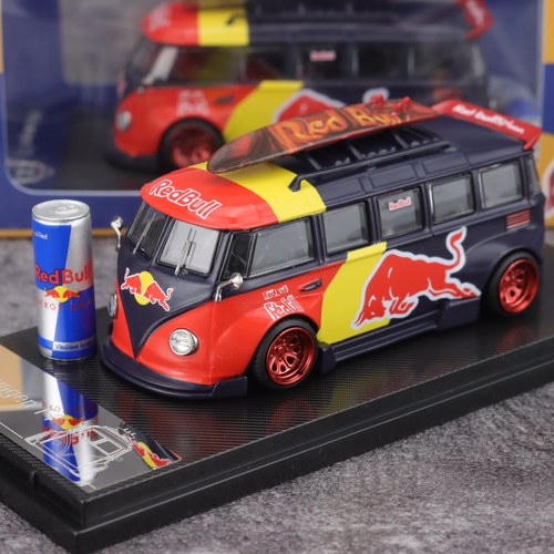 Liberty 64 大众VW T1 宽体低趴-2026新款 红牛涂装 合金汽车模型
