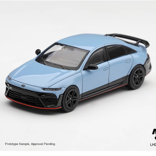 预售 MINIGT 1:64 现代 Ioniq 6 N Performance 性能蓝 合金模型