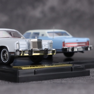 【北京展】1:64 拓客诗 林肯大陆 美式大船 1979款 合金汽车模型