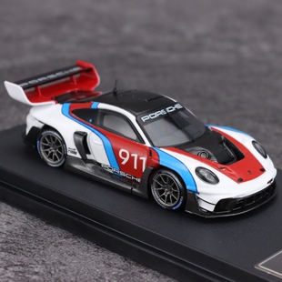 HKM 1:64 保时捷 911 GT3 R 992 Rennsport 合金汽车模型