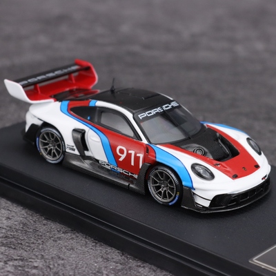 HKM 1:64 保时捷 911 GT3 R 992 Rennsport 合金汽车模型