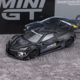 MINIGT 1:64 1186 雪佛兰科尔维特 Z06GT3.R黑色 挂卡