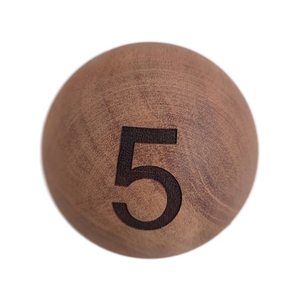 品牌木球训练木球定做可打标各种材质直径9.5cm曲棍球实木球厂家