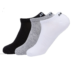 安踏短袜男袜袜子男官方旗舰店男士跑步运动袜正品精棉船袜中筒袜